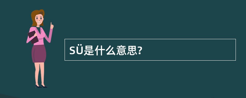 SÜ是什么意思?