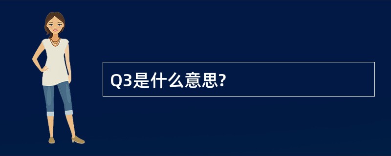 Q3是什么意思?