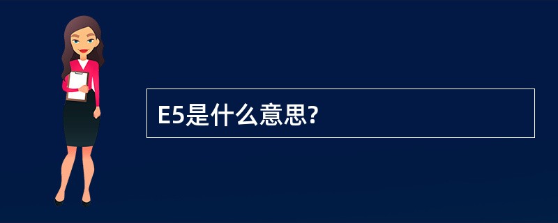 E5是什么意思?