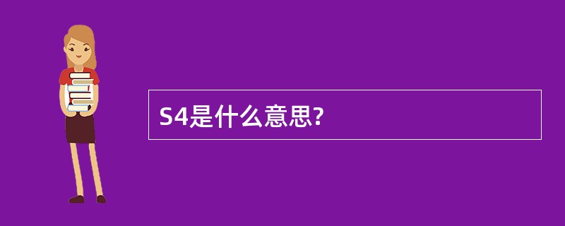 S4是什么意思?