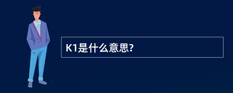 K1是什么意思?