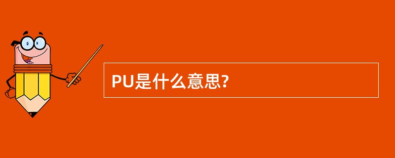 PU是什么意思?