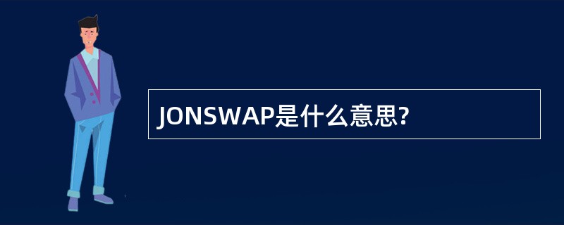 JONSWAP是什么意思?