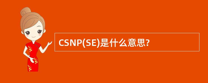 CSNP(SE)是什么意思?