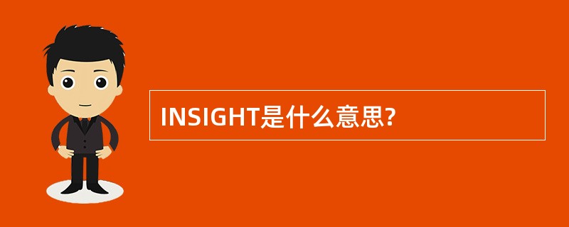 INSIGHT是什么意思?