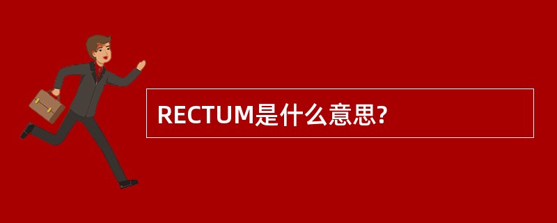 RECTUM是什么意思?