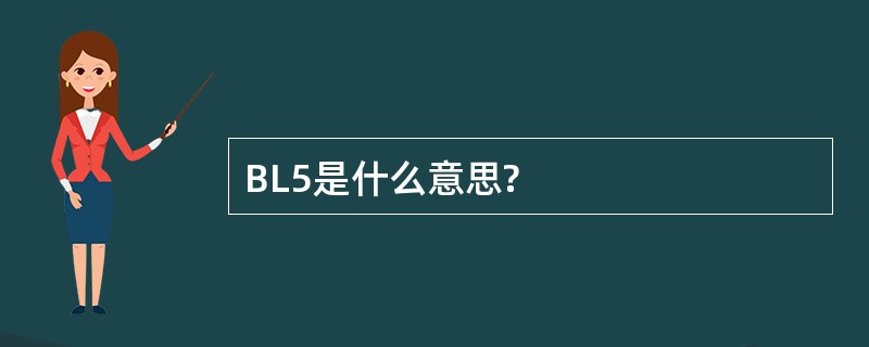 BL5是什么意思?