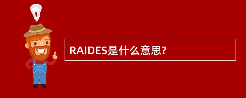 RAIDES是什么意思?