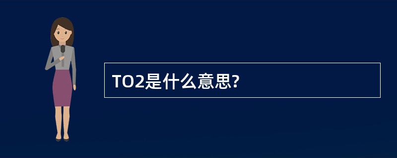 TO2是什么意思?