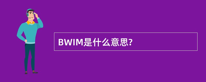 BWIM是什么意思?