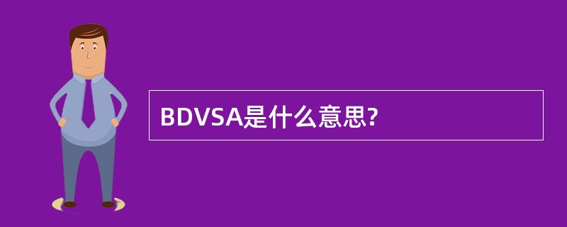 BDVSA是什么意思?