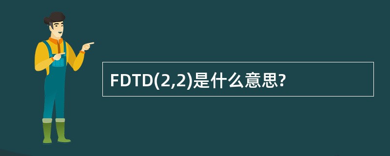 FDTD(2,2)是什么意思?