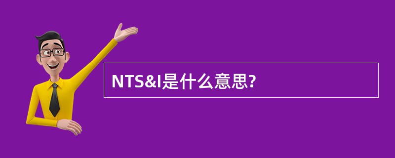 NTS&amp;I是什么意思?