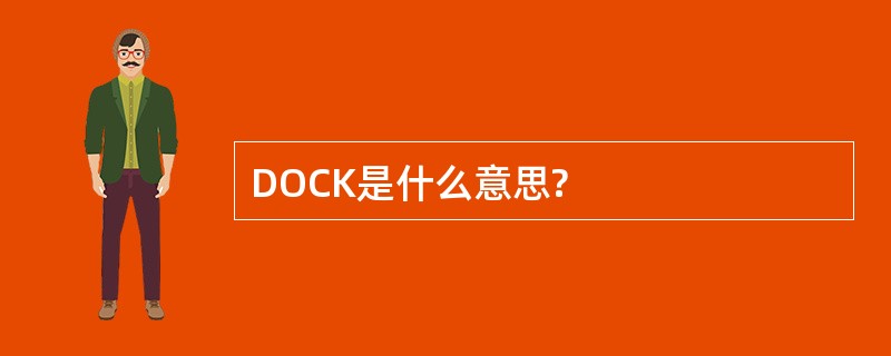 DOCK是什么意思?