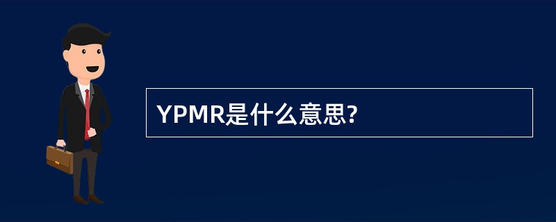 YPMR是什么意思?