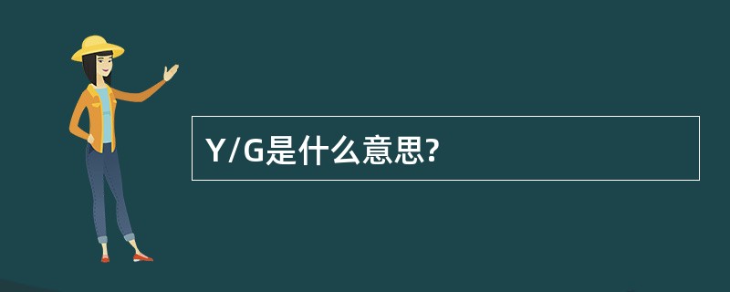 Y/G是什么意思?