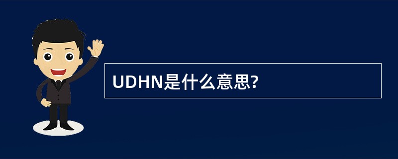 UDHN是什么意思?