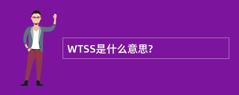 WTSS是什么意思?