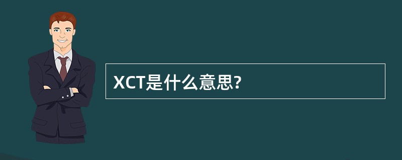 XCT是什么意思?