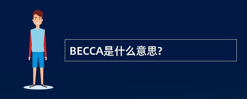 BECCA是什么意思?