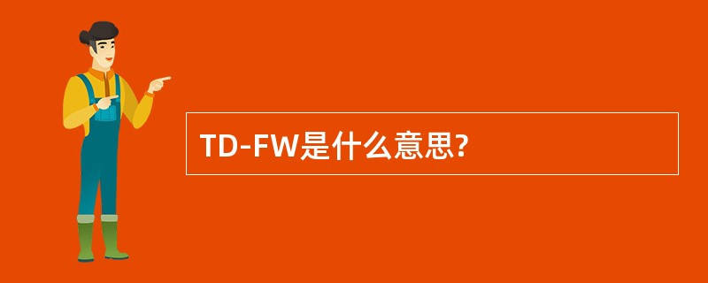 TD-FW是什么意思?