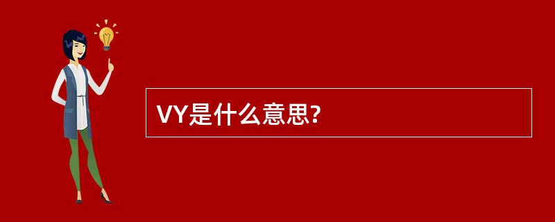 VY是什么意思?