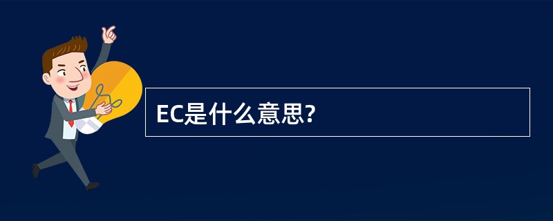 EC是什么意思?