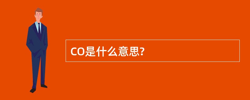 CO是什么意思?