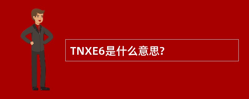 TNXE6是什么意思?