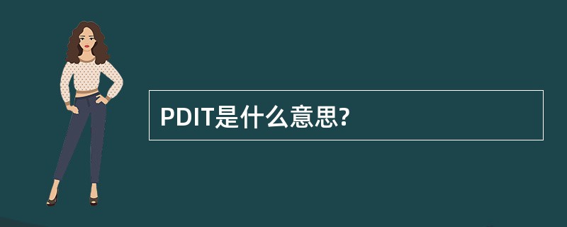 PDIT是什么意思?