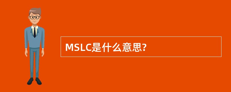 MSLC是什么意思?