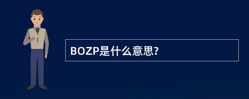 BOZP是什么意思?