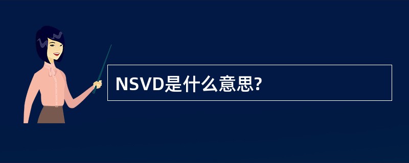 NSVD是什么意思?