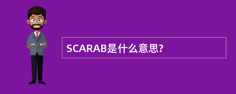 SCARAB是什么意思?