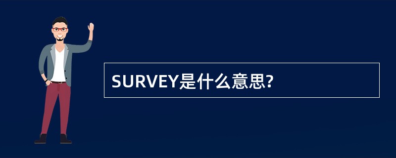 SURVEY是什么意思?