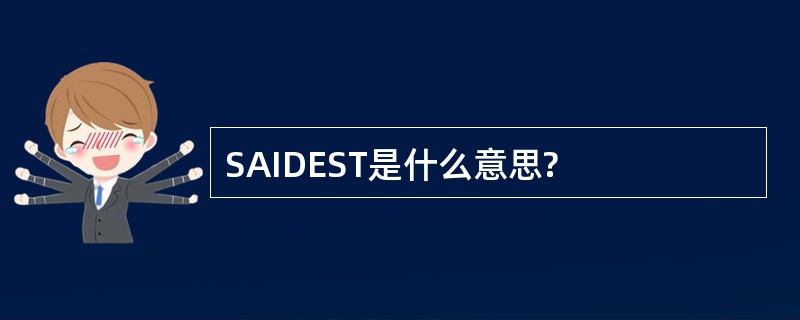 SAIDEST是什么意思?