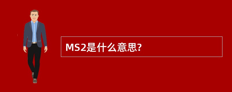 MS2是什么意思?