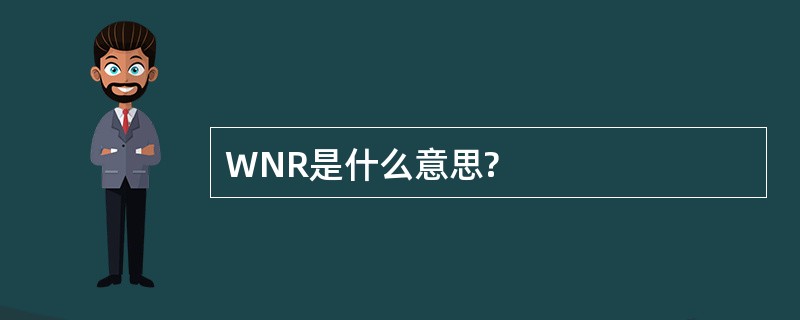 WNR是什么意思?