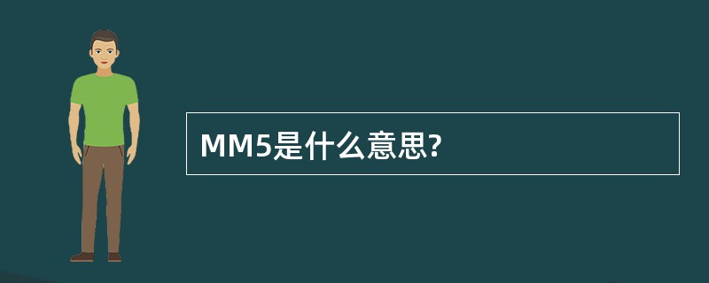 MM5是什么意思?