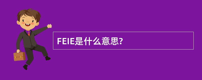 FEIE是什么意思?