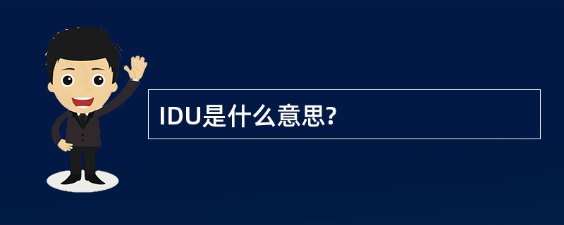 IDU是什么意思?