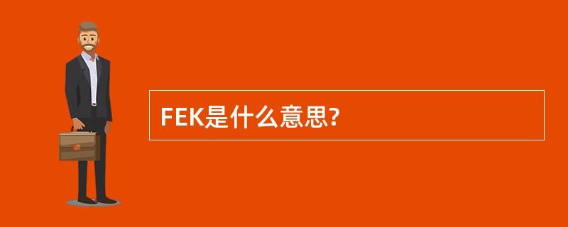 FEK是什么意思?