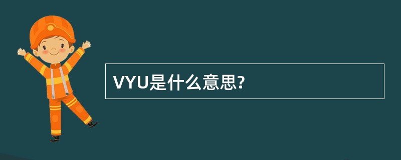 VYU是什么意思?