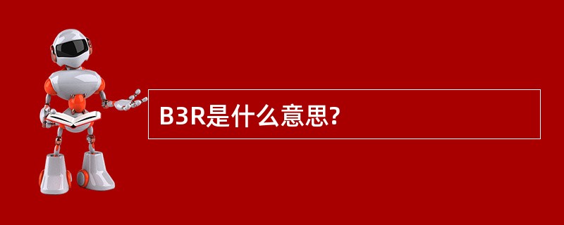 B3R是什么意思?