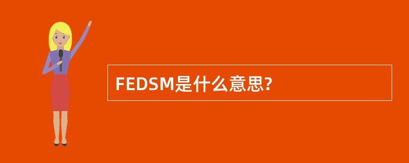 FEDSM是什么意思?