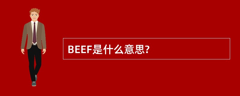 BEEF是什么意思?