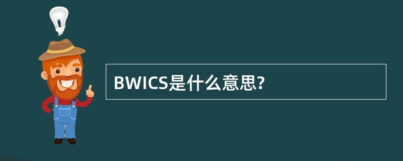 BWICS是什么意思?