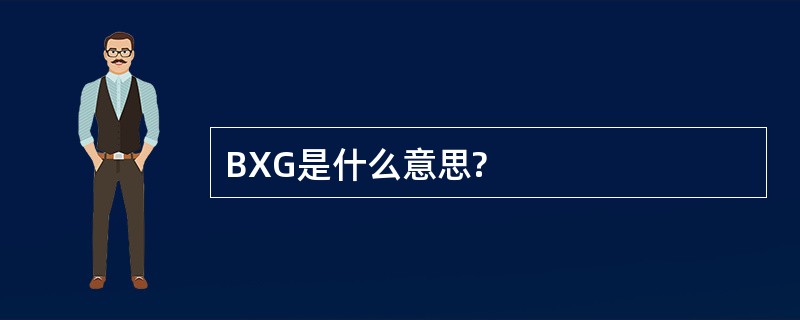 BXG是什么意思?