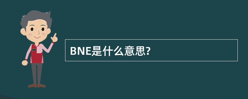 BNE是什么意思?