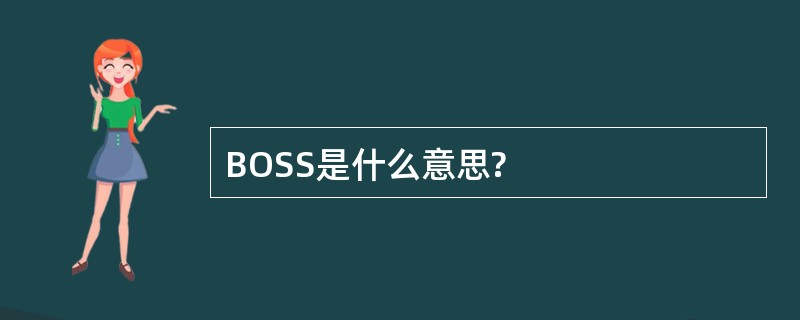 BOSS是什么意思?